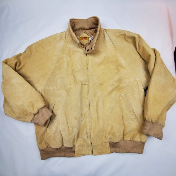 Duke Haband Other - Mens Duke Haband Genuine Leather Bomber Jacket XL